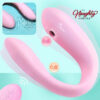 U-Shape Remote-Controlled Vibrator with Suction
