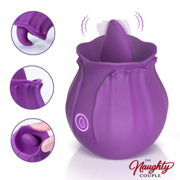 Rose Shape Licker and Vibrator