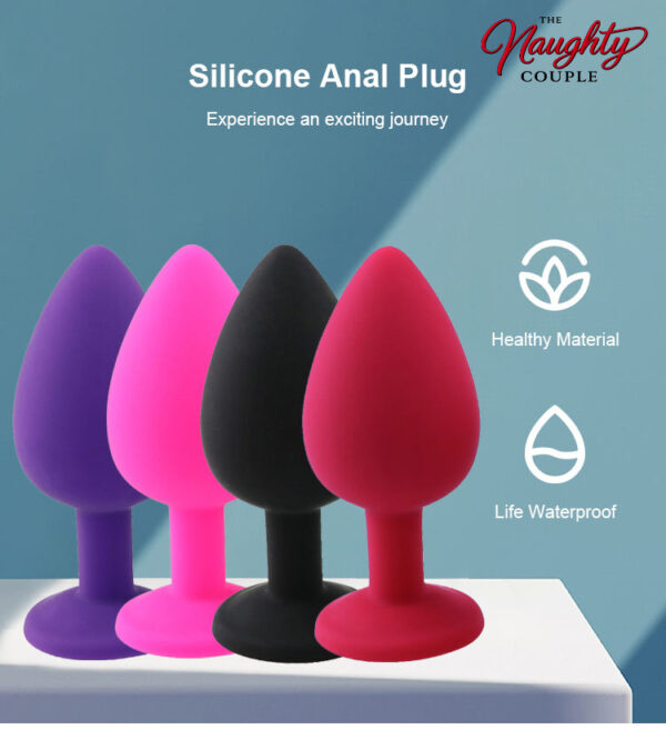 Anal Plug 3 Sizes – Small, Medium, Large