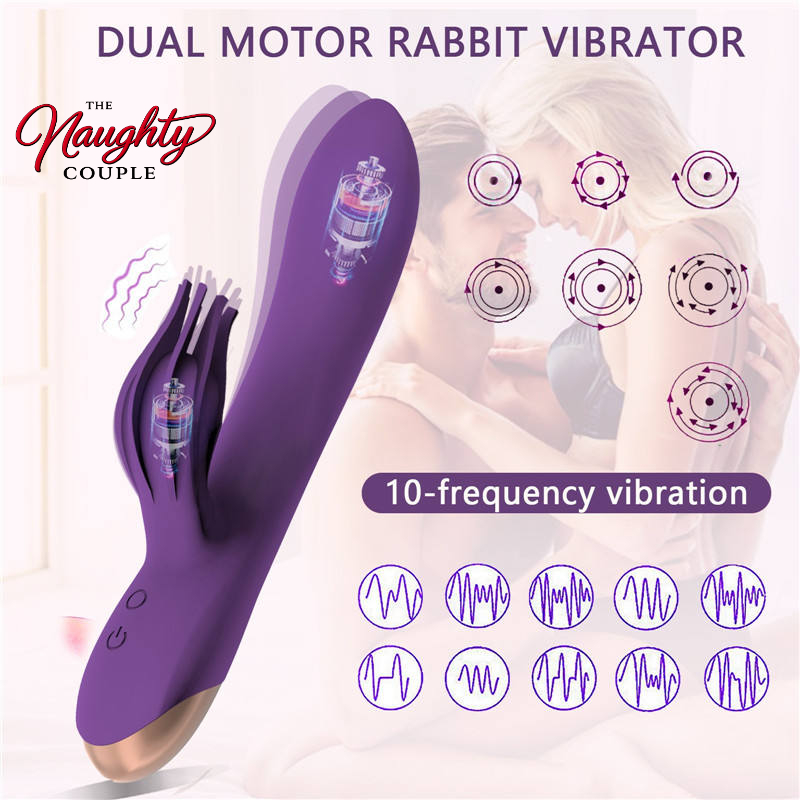 Rabbit Shape Vibrator – 10 Mode Vibrations for Ultimate Pleasure - Image 4
