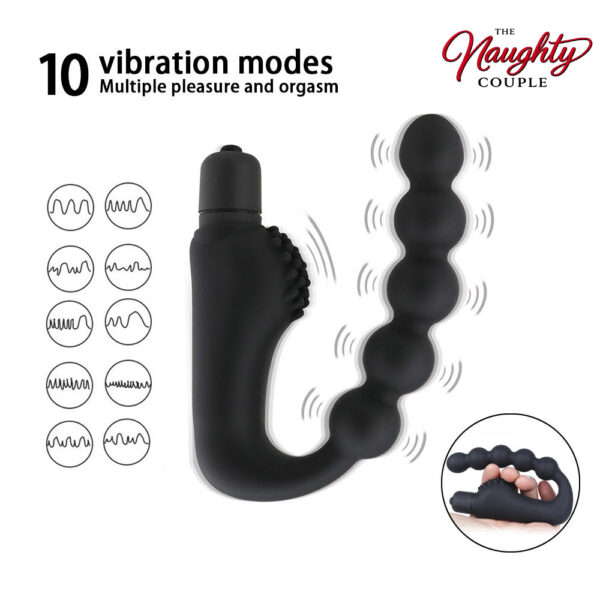 U-Shape Vibrating Anal Plug